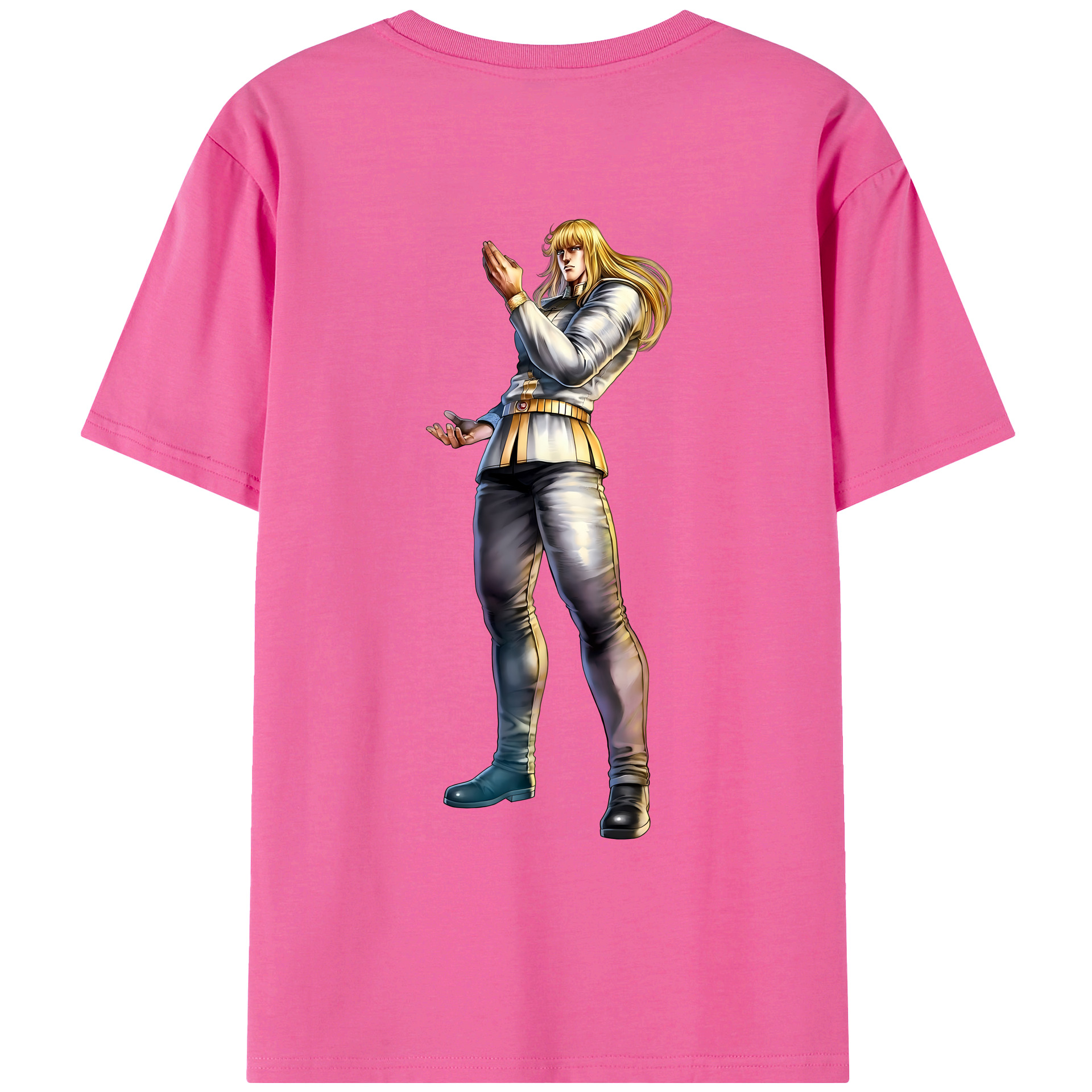 （画像用） 北斗の拳 Fist of the North Star レディース半袖Tシャツ(バックプリント)